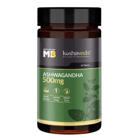 MUSCLEBLAZE Koshaveda Ashwagandha 500mg (60 Tablets)